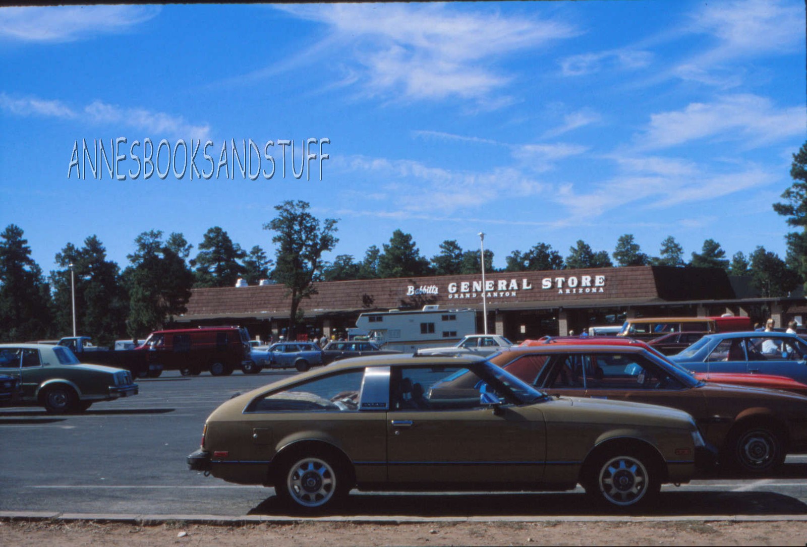 35 mm color slides lot of 4 * 1990 GRAND CANYON Gen Store, Station, Angel Lodge