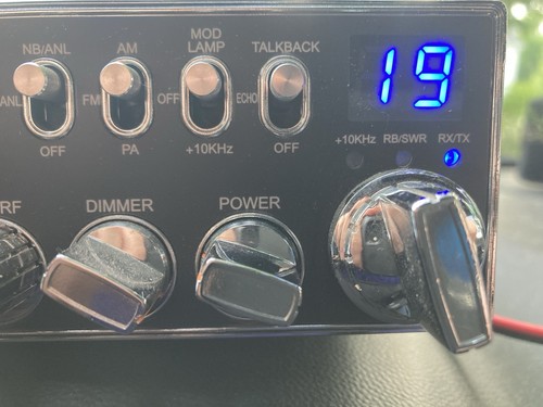 Galaxy DX 44HP AM/FM Radio CB With Astatic Microphone Partially Tested - Zdjęcie 3 z 20