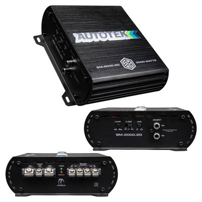 Autotek STREET MACHINE 2-Channel Amplifier (SM20002D) - 2000 Watts Car Audio Pow