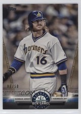 2018 Topps Salute Series 2 Throwback Jerseys Gold 6/50 Ben Gamel #S-44 14o6