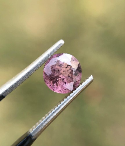 1.00 Ct Natural Pink Sapphire Corundum Beautiful Round Cut from Afghanistan - Picture 13 of 13
