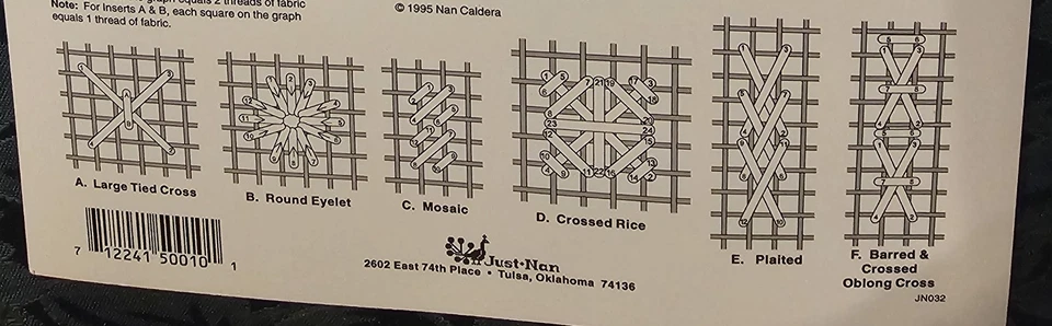 "Serena" NAN CALDERA Just Nan Chart #JN032 1995 ANGEL - Image 4 of 4