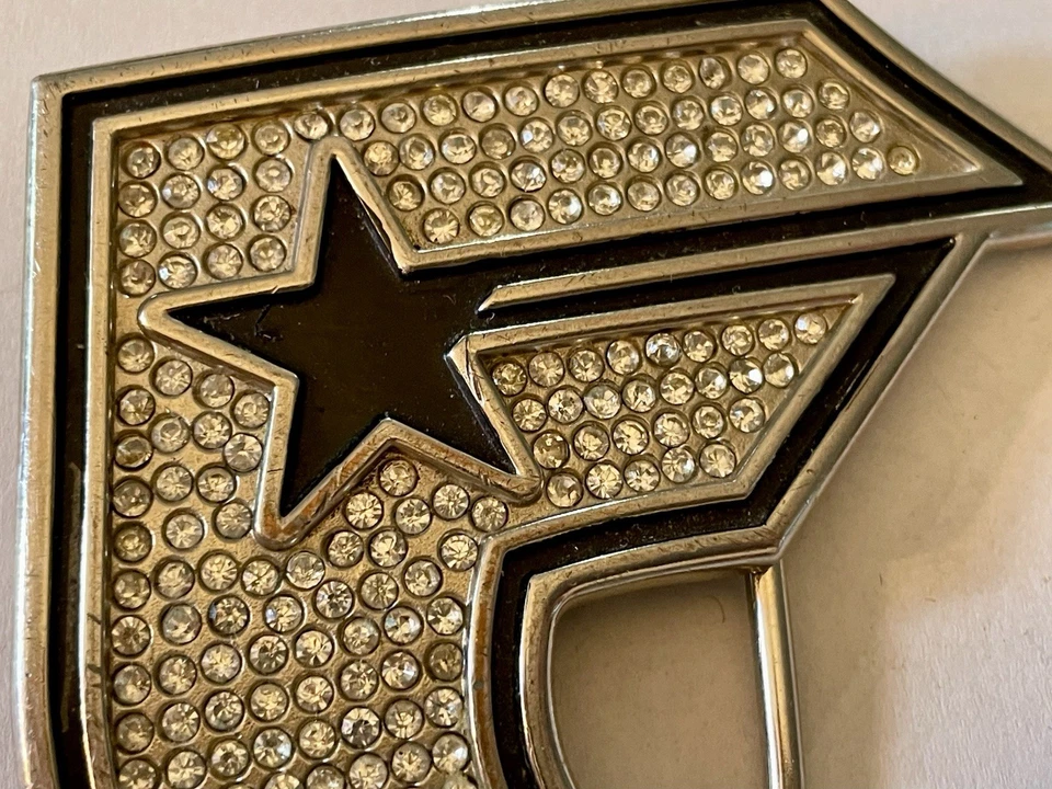 De colección TRAVIS BARKER BLINK 182 Estrellas y Correas F Estrás Cinturón Hebilla Punk Foto 2 de 4