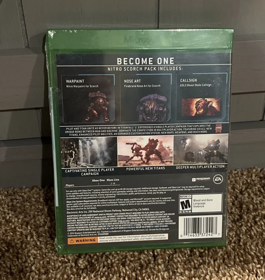 NEW Titanfall 2 Xbox One [Brand New] M-Mature Factory Sealed Free Shipping  - Image 2 of 4