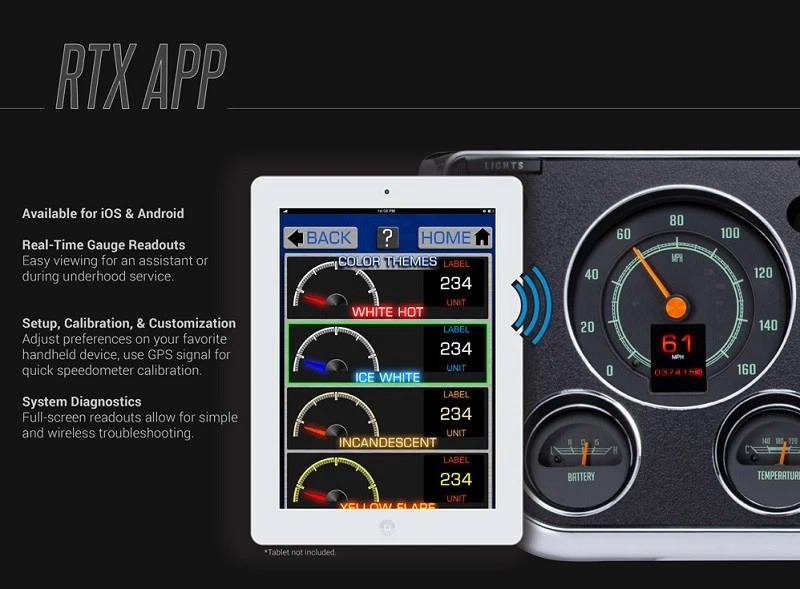 Dakota Digital 1970-1972 Chevrolet Chevelle RTX Kit Calibre Analógico RTX-70C-CVL-X Foto 4 de 4