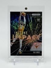 2021 Prizm Draft Picks KAI JONES Instant Impact Black Shimmer Rookie #1/1 - RC