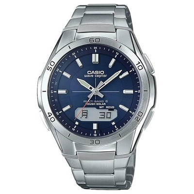 CASIO WAVE CEPTOR WVA-M640D-2AJF Tough Solar Atomic Radio Stainless Men Watch