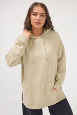 Yours Curve Women's Plus Size 'Palm Springs' Slogan Hoodie