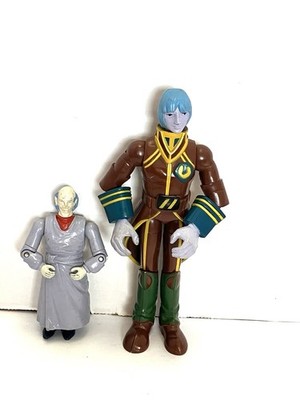 Matchbox Robotech 1985 4in Master & 6in Khyron Figures Monor Wear Read