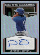 2022 Panini Prizm Draft Picks #SS-JE Jeferson Espinal Signing Sessions
