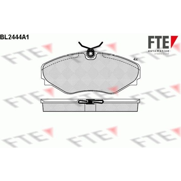 FTE 9010739 Bremsbelagsatz FüR Renault Espace Avantime JE0 DE0-image
