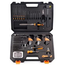 Screwdriver Set Repair Kit Maintenance Tools with File Set, Hex Key Set, Ergo...