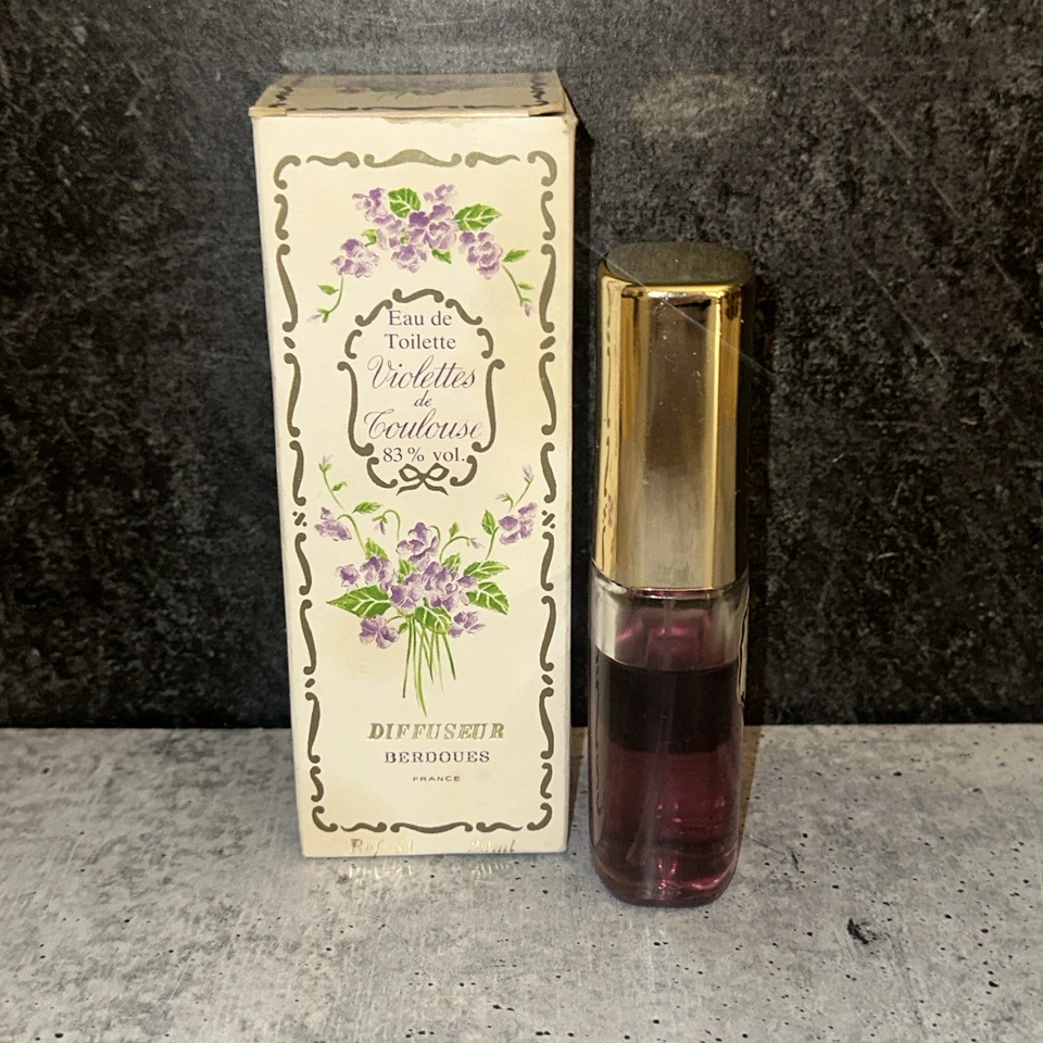 Vintage Violettes de Toulouse Eau De Toilette spray/diffuseur 30 ML/1 OZ. Read! - Image 2 of 3