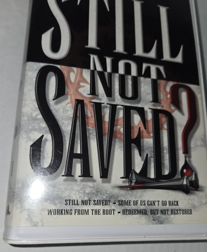 "STILL NOT SAVED?" Bishop T.D Jakes Ministries, 4 CASSETTE Tape Series in Box Foto 3 de 4