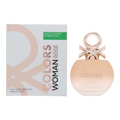 Benetton Colours De Benetton Woman Rose Eau De Toilette 80 ml für Damen