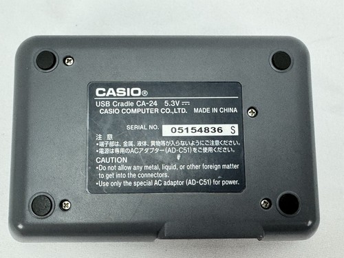 Per ricambi/riparazione - Casio Exilim EX-Z4B fotocamera digitale argento con culla CA-24 - Foto 15 di 16