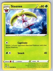 Steenee 015/189 Darkness Ablaze Uncommon Pokémon TCG