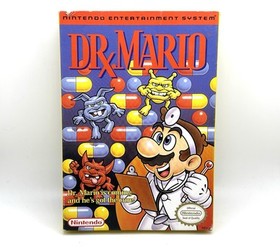 Dr. Mario ( Nintendo NES 1990 ) Authentic Tested Complete CIB - Excellent Shape
