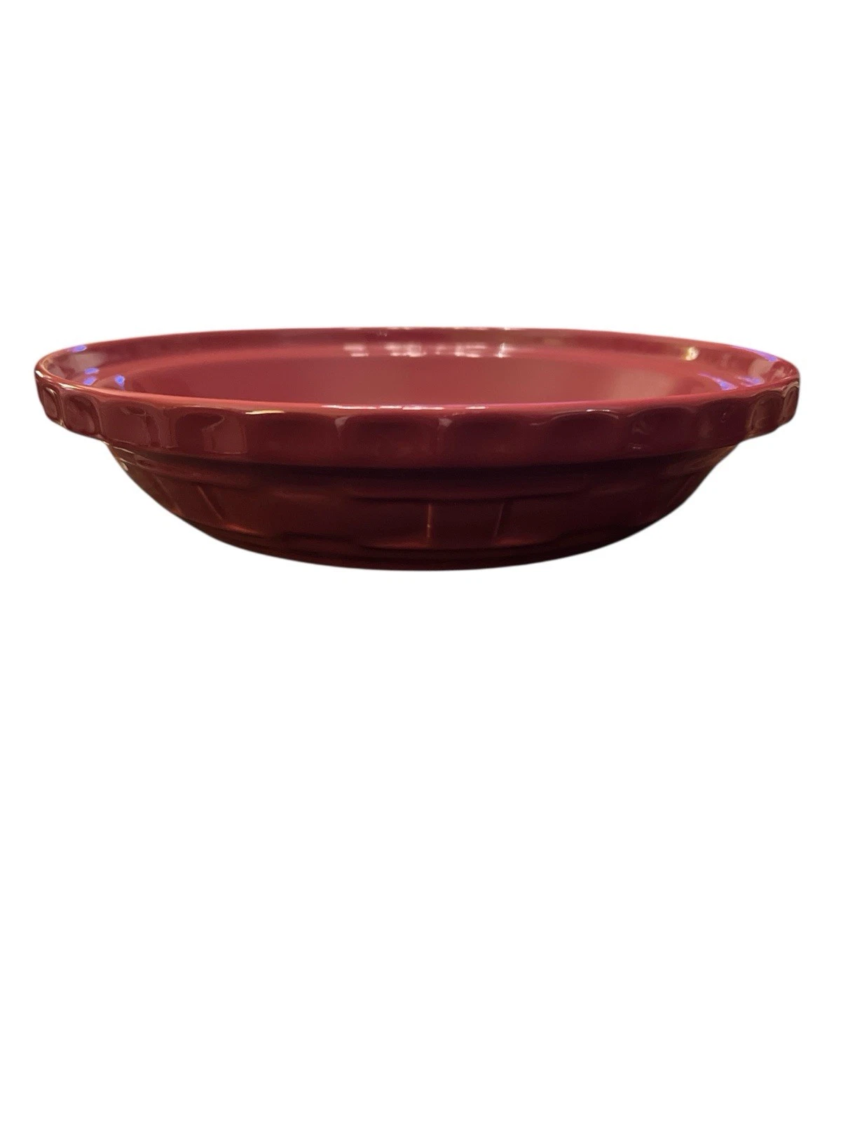 Longaberger Woven Traditions Paprika Pie Dish/Baking Plate