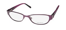 NEW VERA WANG V313 EYEGLASS FRAME METAL  PLASTIC CAT EYE WI 50-16-130 PURPLE