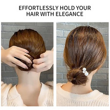 18 Piece Bridal Pearl Hair Pins Set,Elegant Wedding Hair Accessories for Wome...