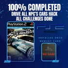 Need for Speed: Most Wanted Save PS2 Memory Card Unlocked 100% Completed Saves