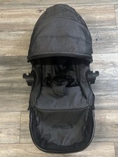City Select Baby Jogger Stroller Seat Charcoal Denim Black Frame Canopy