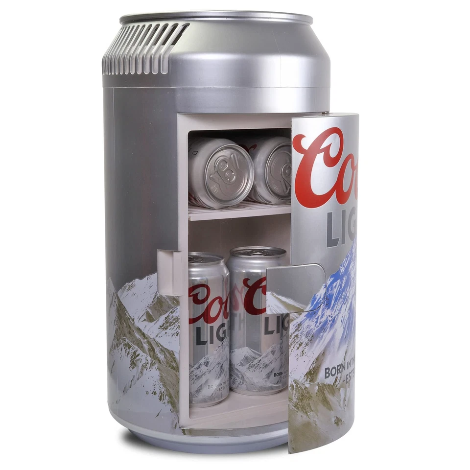 Coors Light 8 Can Portable Mini Fridge Stylish Iceless Cooling Cooler 5.4L - Image 2 of 4