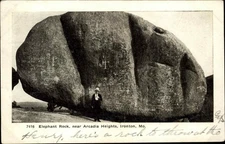 Ironton MO Missouri Elephant Rock Arcadia Heights c1900-20s Vintage Postcard