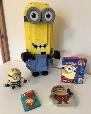 Minion Restposten Mega Bloks Despicable Me BUILD-A-MINION Kevin 15,5 Zoll & Extras