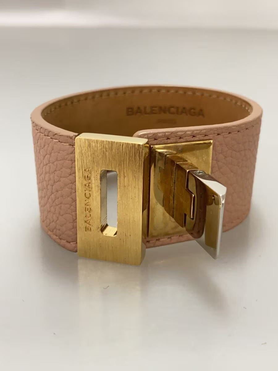 Balenciaga Bangle Leather Pnk Ladies 332916 LhE24 thumbnail 3