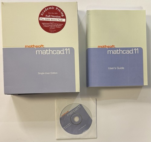 Mathsoft Mathcad 11 Software