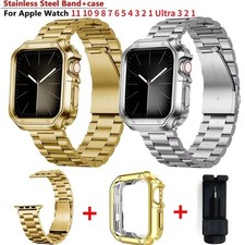 TPU Protector Case+Metal Band For Apple Watch...