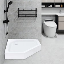Shower Base Diamond-shaped Shower Base w/ Textured Surface Acrylic Shower Base