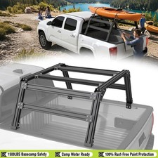 1500lbs Overland Truck Bed Ladder Rack Cargo Carrier For 2024-2026 Toyota Tacoma