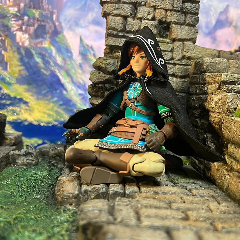 1/12 Custom Wired Cape Cloak For figma #626 The Legend of Zelda Link (No Figure) - Image 3 of 4