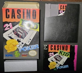 CASINO KID - 1989 Sofel, Nintendo, NES - Complete w/ Box & Manual