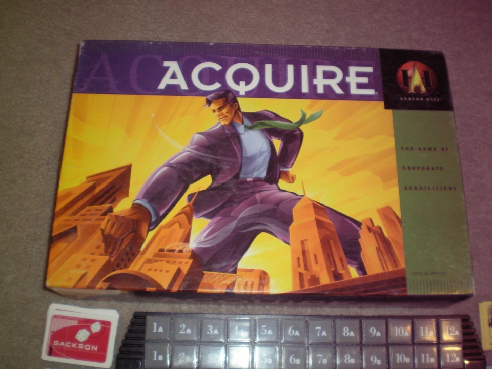 Juego de mesa Avalon Hill Acquire 1999 edición Big Box - completo y excelente Foto 2 de 4