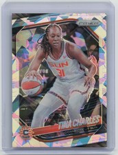 2025 Panini Prizm WNBA #3 Tina Charles Ice Prizms