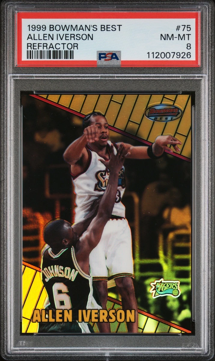 Bowman Allen Iverson Basketball Serial Numbered Sports Trading
