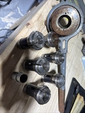 Ortlieb lever operated collet chuck and Collet Set Lathe Machine Shop Tools
