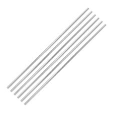 Round Steel Rod, 1.5mm x 200mm HSS Lathe Bar Stock Tool, 6 Pcs