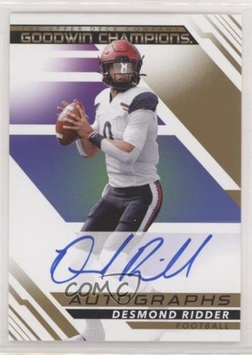2022 Upper Deck Goodwin Champions Desmond Ridder #A-DE Auto 01wh
