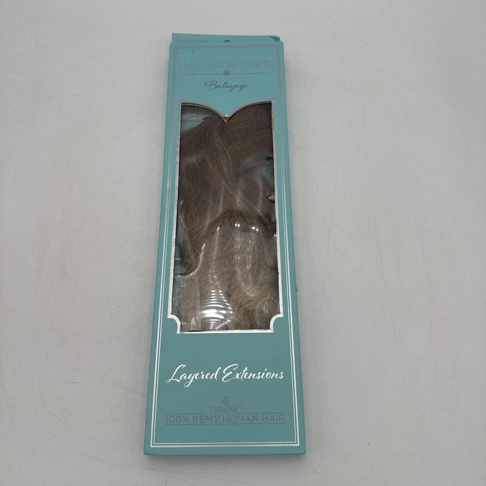 Halo couture 22" Layered Hair extension Balayage 100% Real Human Hair Color B613 - Image 2 of 4
