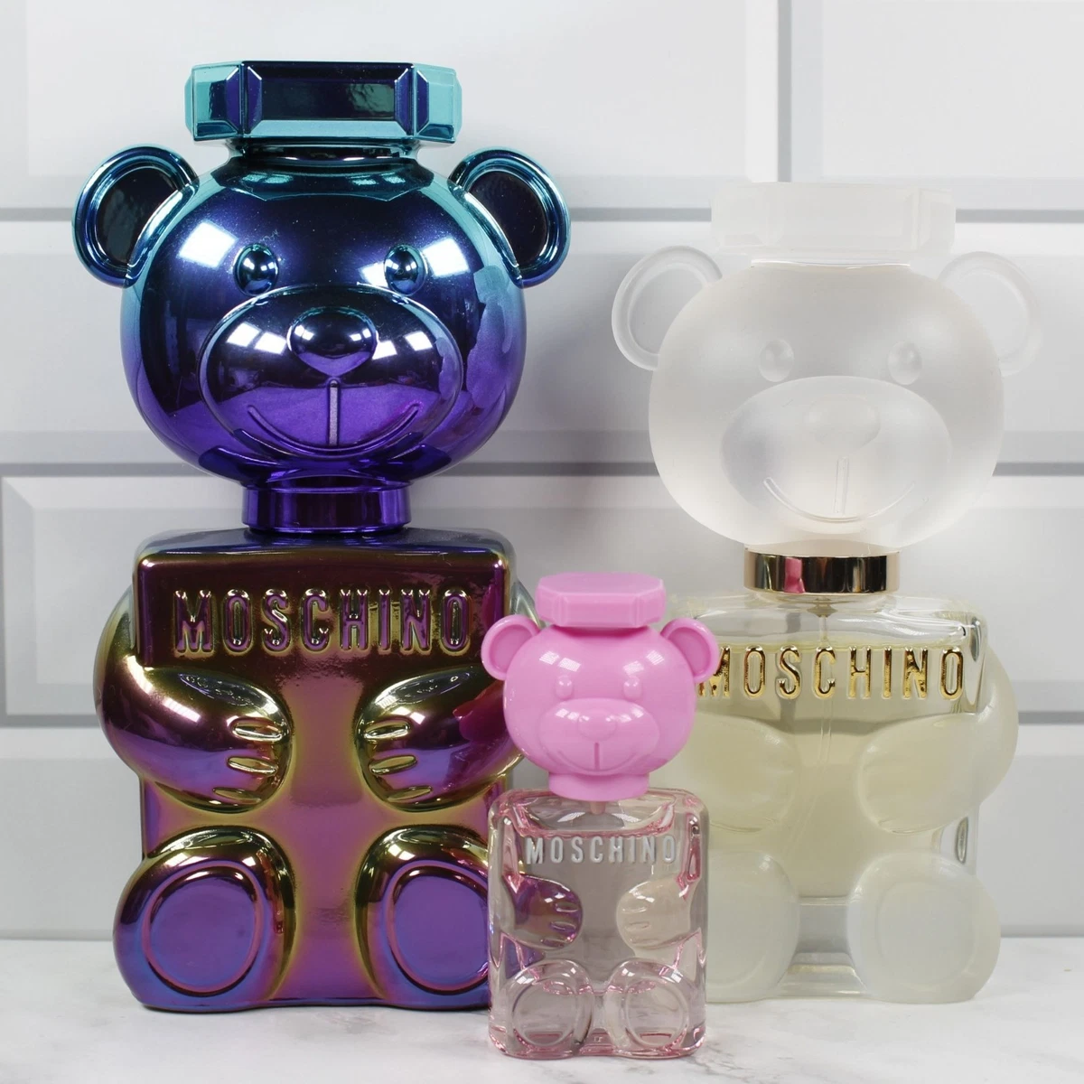 Moschino Toy 2など3つ　3月15日まで販売 Moschino Toy 2 Bundle of 3 Scents - 5ml Pink, 30ml White, 50 ml