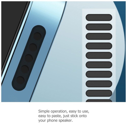 60 Pcs Phone Screen Protector Dustproof Speaker Mesh Grill Cover - 第 4/12 張圖片