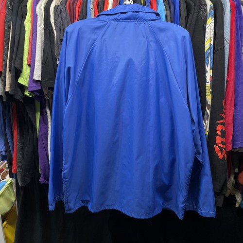 Chaqueta cortavientos United Way azul grande usada vintage años 90 - Imagen 8 de 8