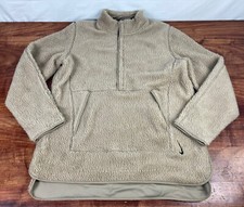 Nike Therma-Fit Yoga Sherpa Fleece Sweatshirt Beige DD2182-247 Men  s Size Medium