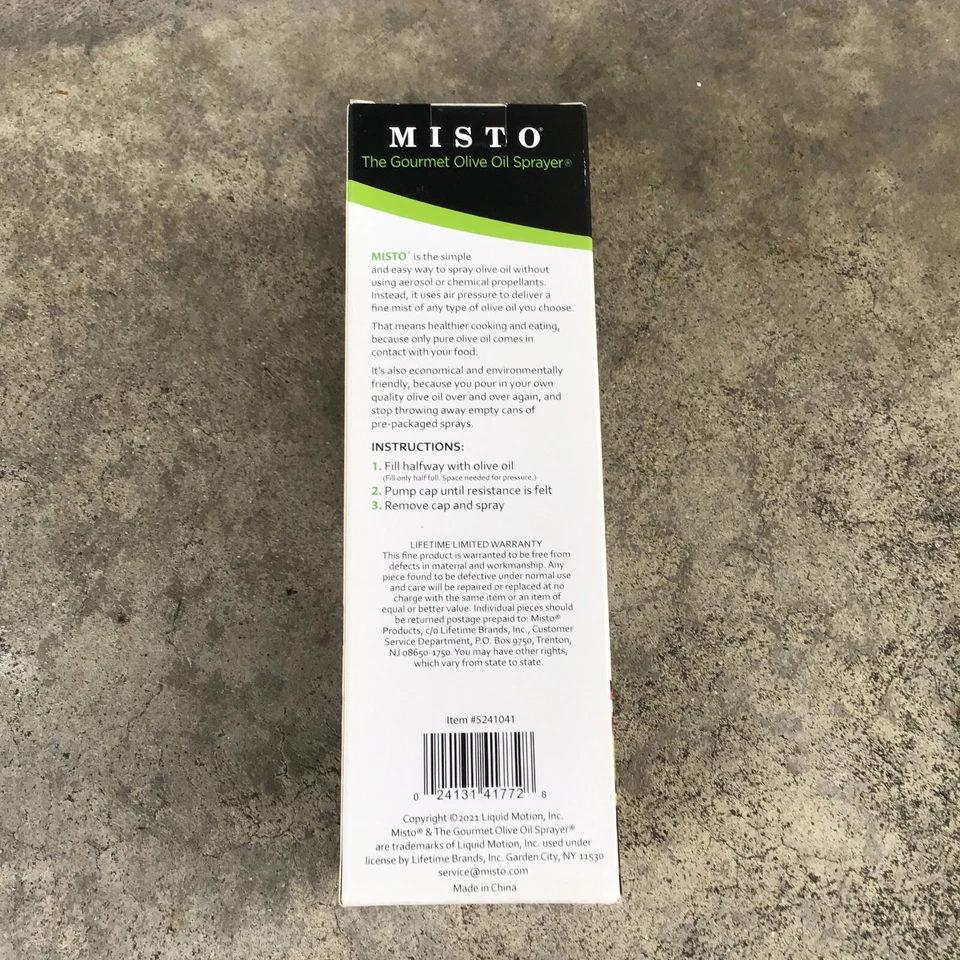 MISTO Gourmet Olive Oil Pump Sprayer Aluminum - Image 4 of 4