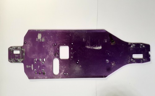R/C Chassis Nitro Race Car Or Truck Purple Selling As Is Rc Hobby Parts Junk Lot - Picture 2 of 11